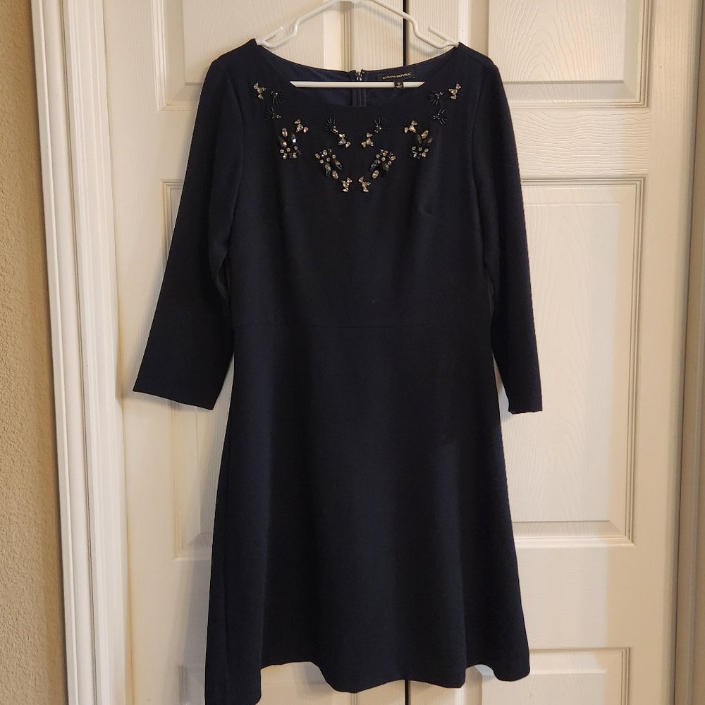 Banana Republic Navy Dress Size 10